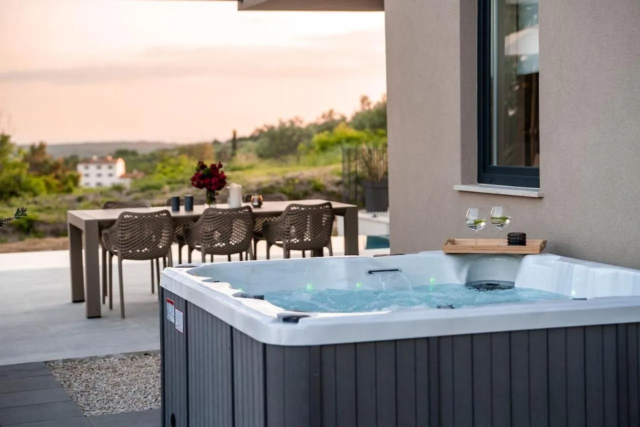 Modern Villa Venta With Jacuzzi And Pool In Buje Krasica