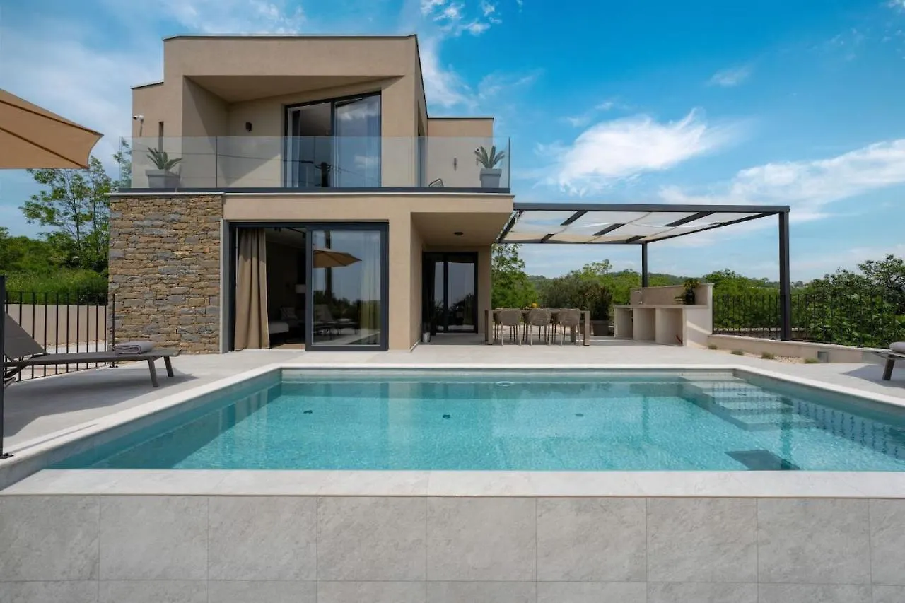 Modern Villa Venta With Jacuzzi And Pool In Buje Krasica   Krasica (Istria)
